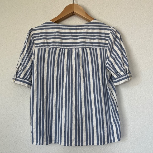 Madewell Plaza Button-Front Shirt in Stripe - Picture 2 of 4